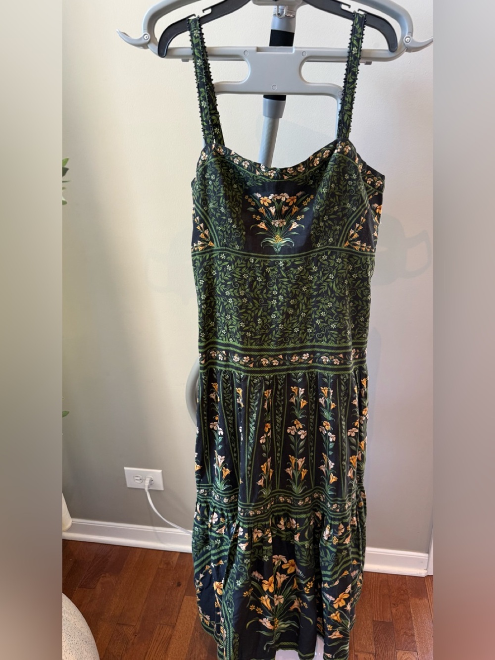 Farm Rio Flowers Arch Sleeveless Maxi Dress - Picture 2 of 9
